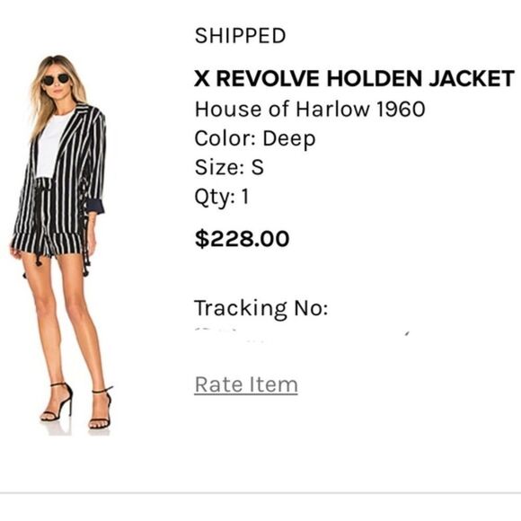 NWOT House of Harlow 1960 Revolve Holden Jacket - Picture 2 of 2